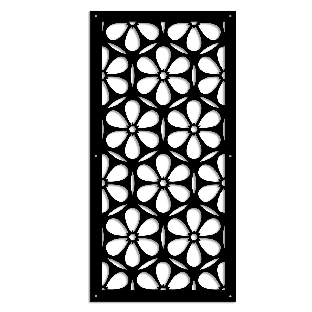 ESAPRIME - Panel perforowany PCV - Parasol przeciwsłoneczny o wymiarach 50x150 cm - Kolor czarny