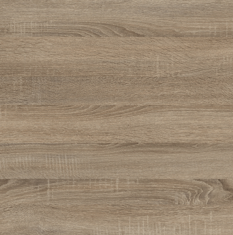 Meuble de salle de bain 120cm vasque déportée - 2 tiroirs et 2 niches - OLYMPE - cambrian (chêne) - 4