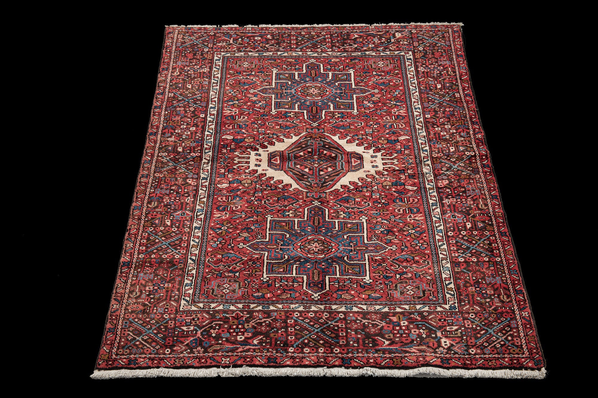 Tapis oriental d'origine à la main, mesure: 120x25 cm avec certificat d