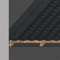Rive Contre Mur Pour T le Tuile BACACIER Tuile R 2100 Mm Longueur rive-contre-mur-pour-t-le-tuile-bacacier-tuile-r-2100-mm-longueur