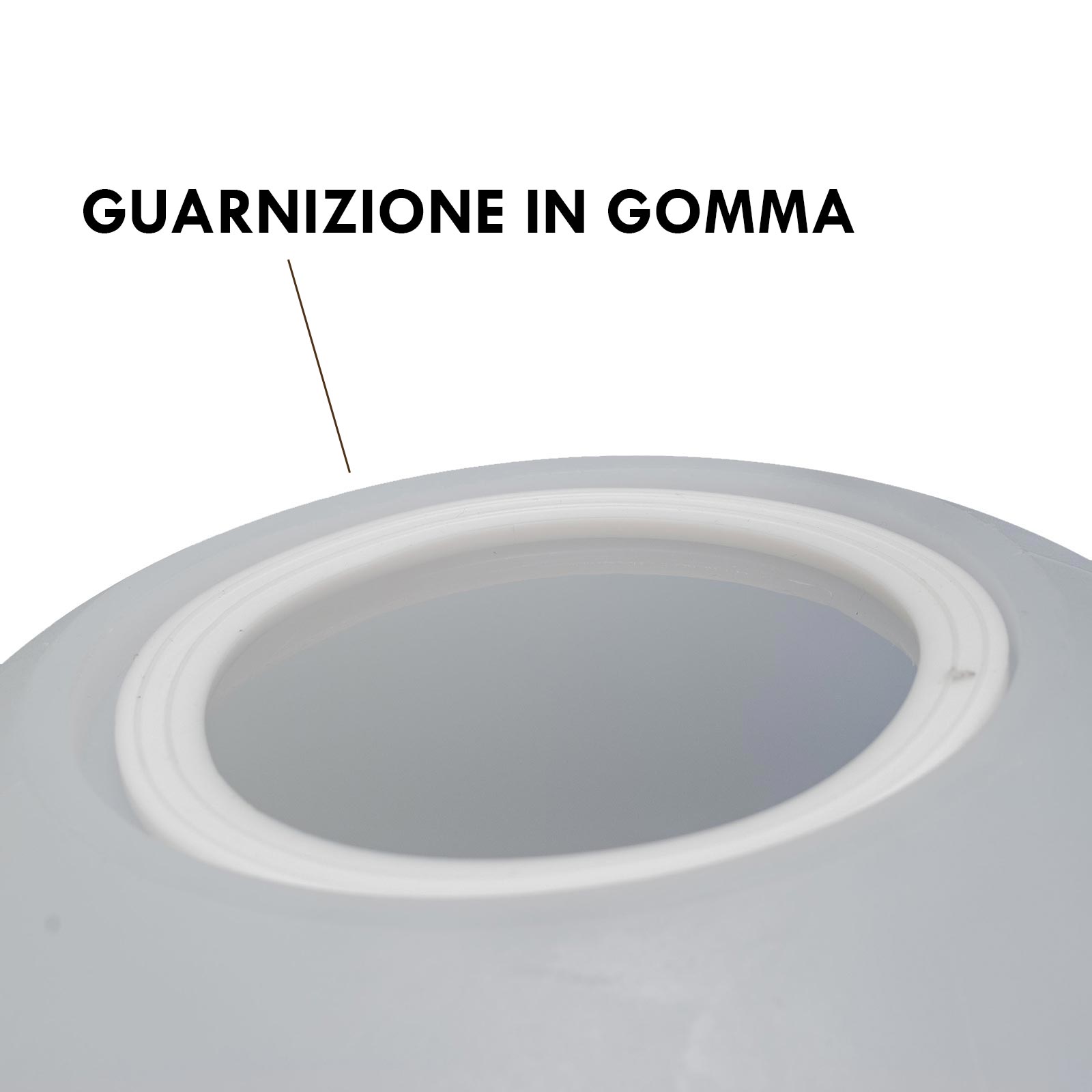 Candeeiro de pé decorativo LED esfera luminosa E27 bola luminosa IP65 decoração jardim relvado sala evento piscina 30CM SEM LÂMPADA - 5