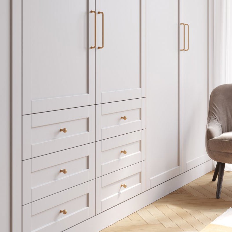 Poignée morelia - Décor : Or brossé - Entraxe : 320 mm - Longueur : 334 mm - FOSUN - 4