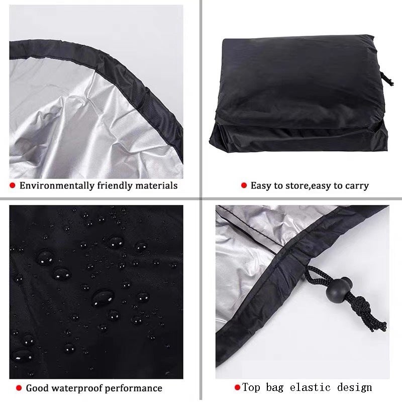 Housse de Protection Escabeau, Protection D'échelle 100% Étanche Anti-UV Résiste À L'humidité Matériau en Polyester, 50x174x65 cm - 3