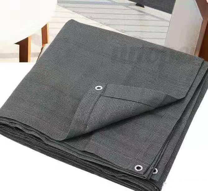 Osłona balkonowa zapewniająca prywatność, odporna na warunki atmosferyczne, 0,9X5M, ciemnoszara