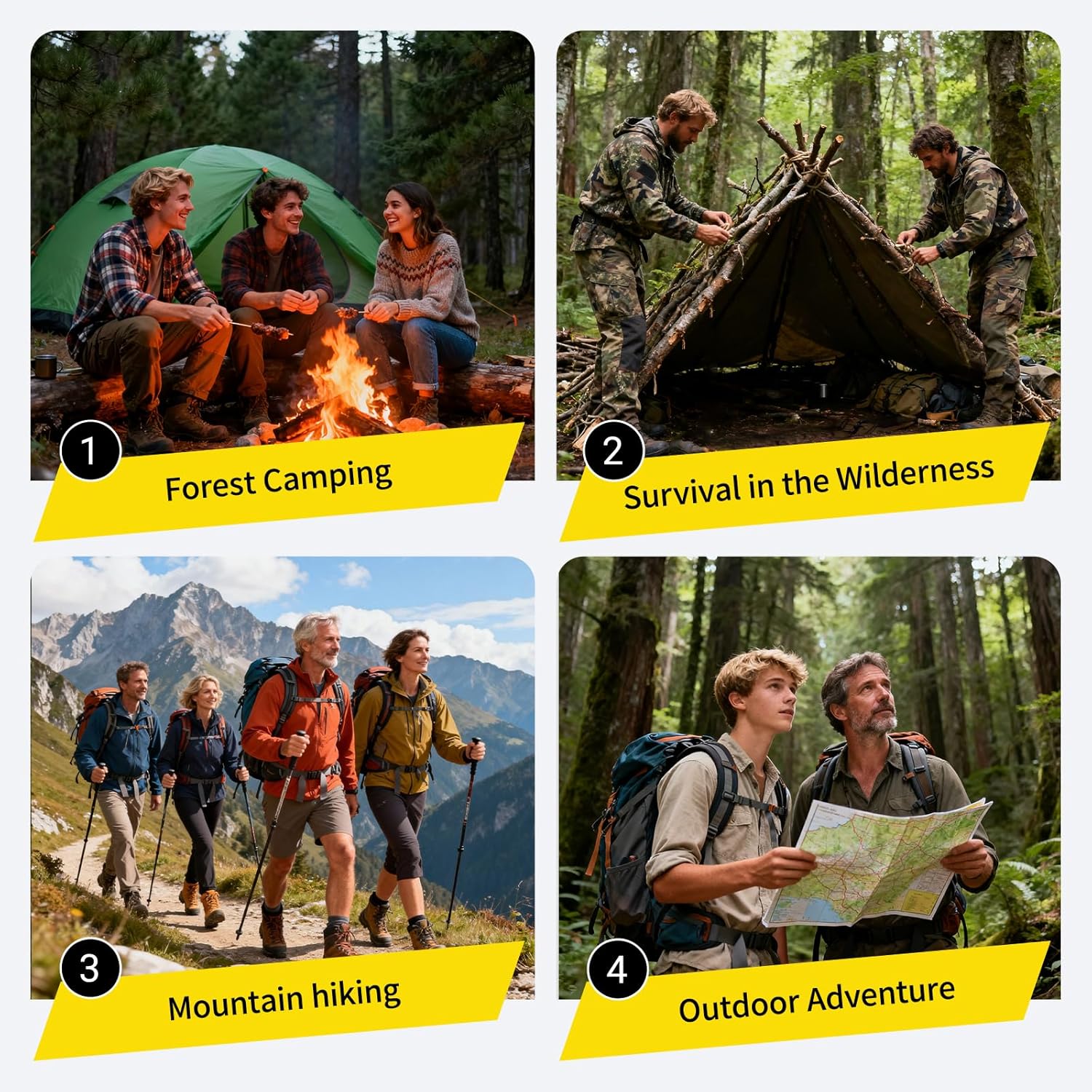 Scie à fil en acier inoxydable, scie à câble de 70 cm, outil de coupe de corde de poche, adapté à la survie en extérieur. - 8