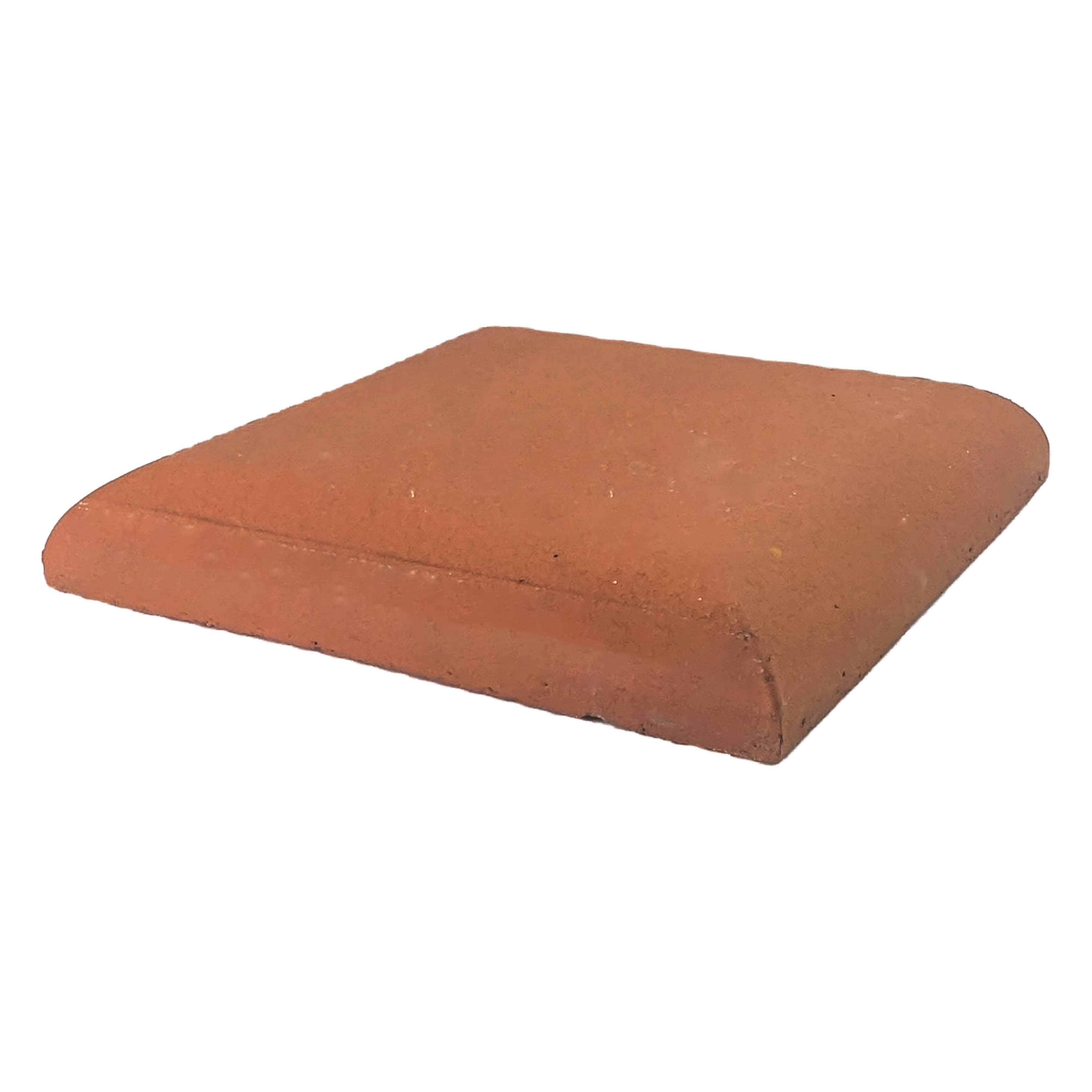 Chapeau Pilier 36x36 Plat Bord Arrondis - Rouge - 2