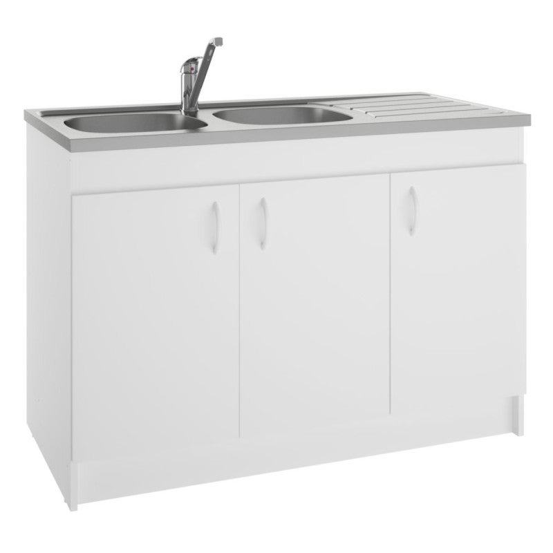 Meuble sous évier Sim'NF 3 portes 1200 mm Néova - 2