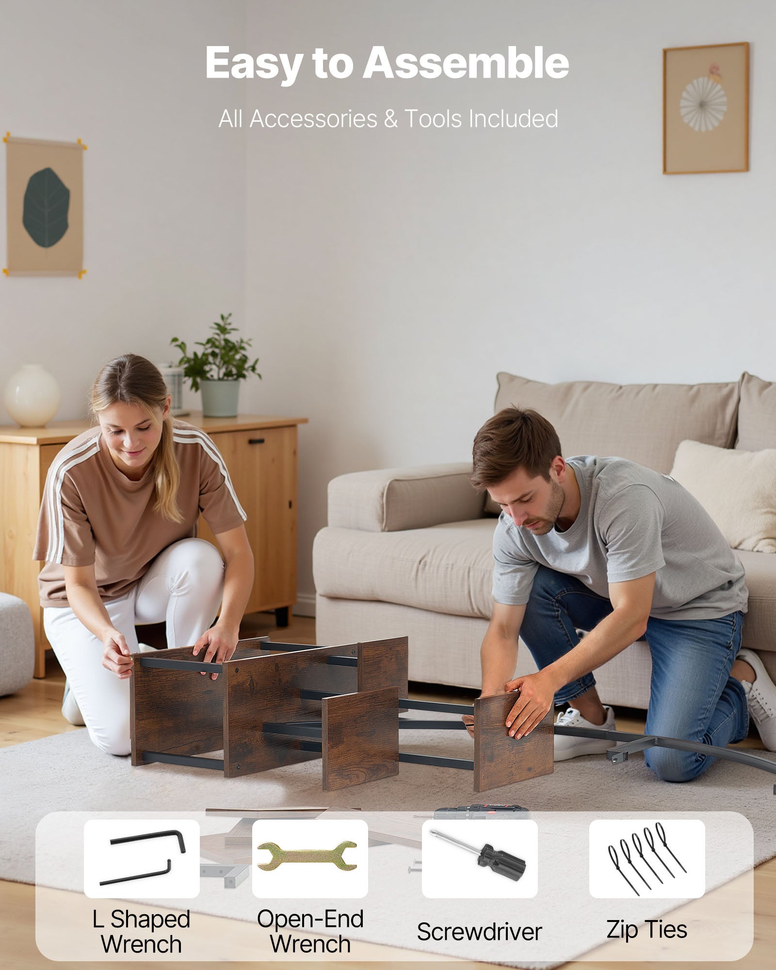 Support Plantes Intérieur VEVOR avec Lampe Croissance, Lot 2, Étagère Porte 7 Niveaux Métal, 166,5 cm, 3 Réglages Minuterie, 10 Niveaux Luminosité - 6