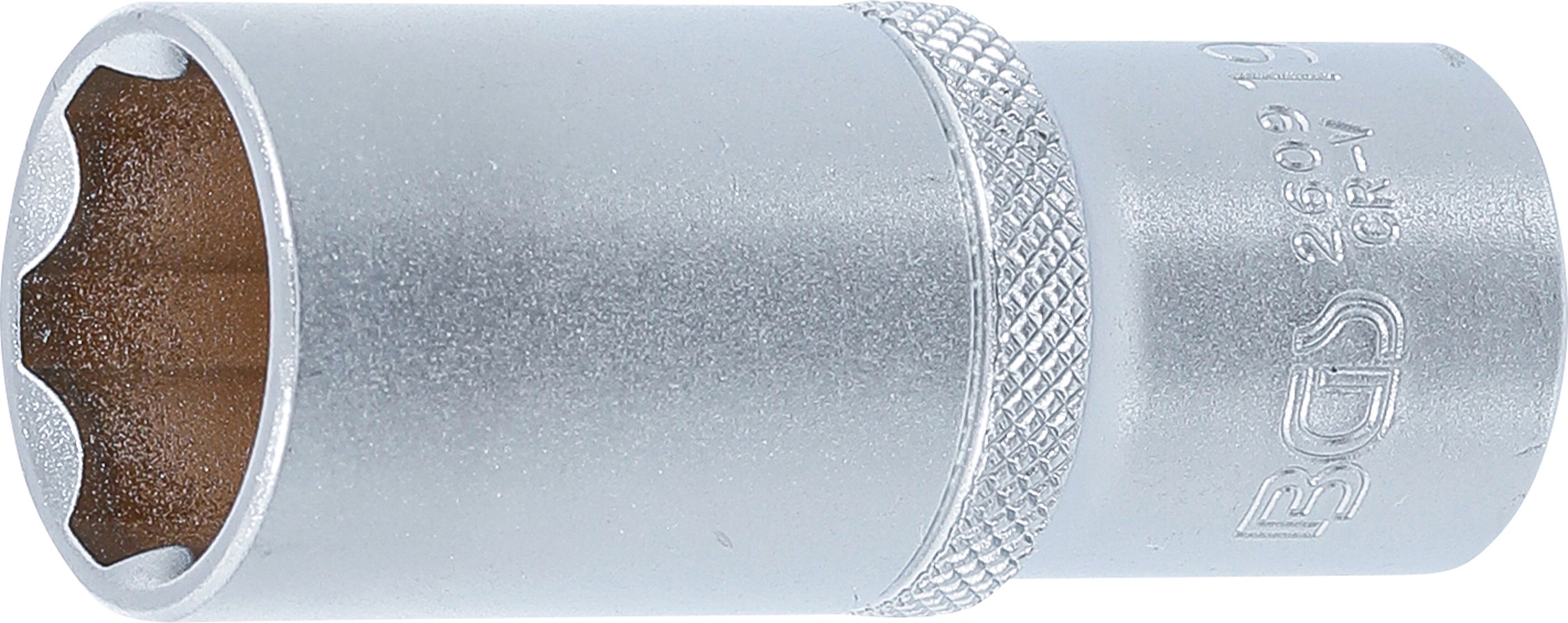 BGS nasadka udarowa Super Lock długa, napęd kwadratowy wewnętrzny 10 mm (3/8") SW 19 mm - 2609