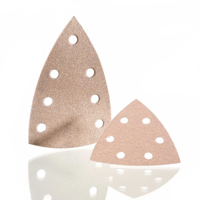 Lot 50 Feuilles Abrasives Auto-Agrippantes 102x114 Mm - Grains 40 à 120, 6 Trous