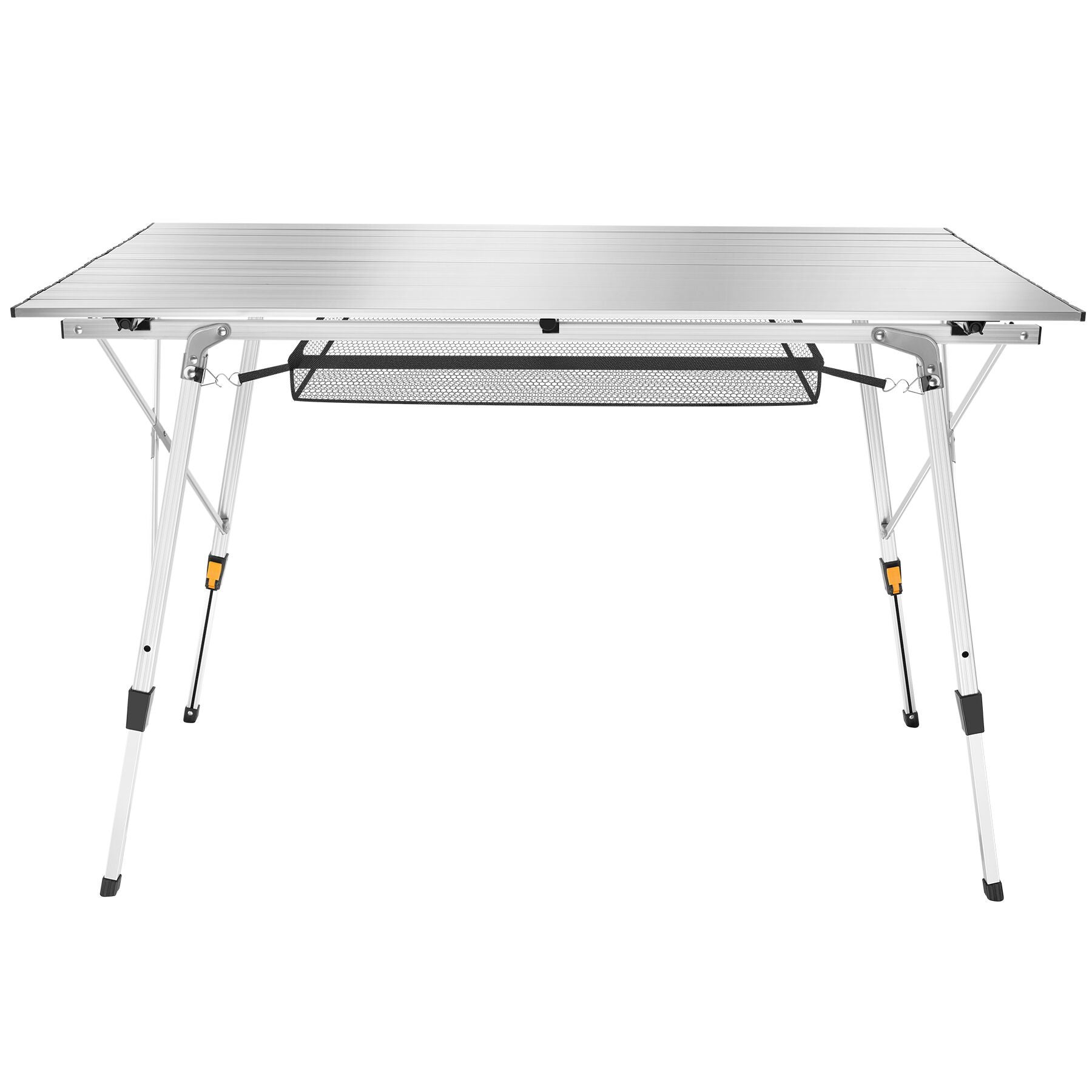 Table de camping en aluminium 4 places pliable et réglable en hauteur 120 x 70,5 x 58 – 79 cm TECTAKE - 2