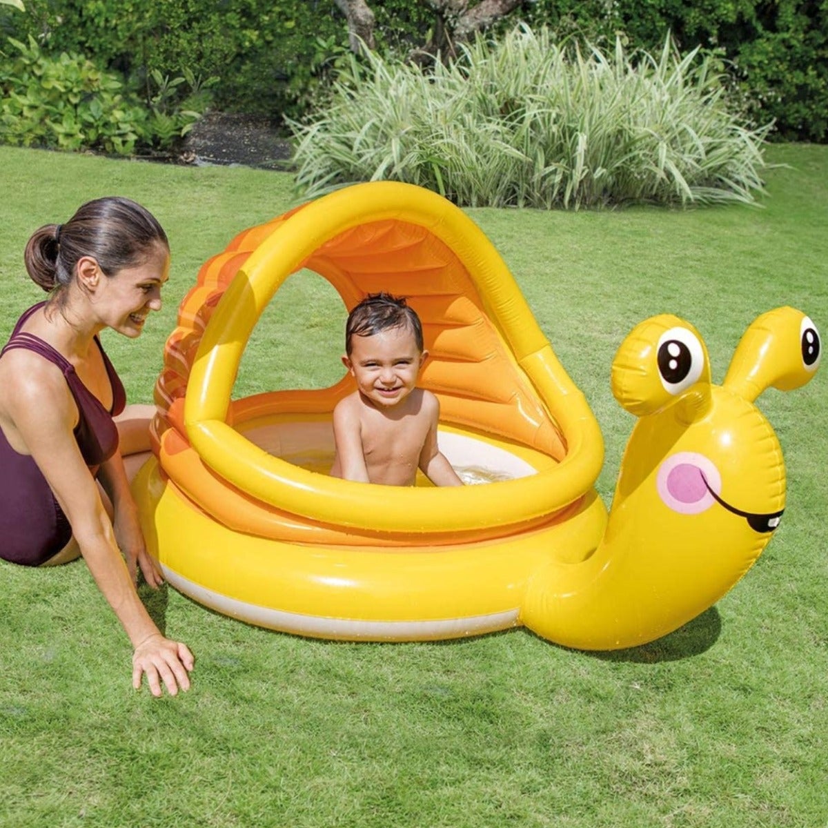 Piscina Para Niños, Piscina Inflable Redonda De PVC Para Bebés, Juego De Agua Para Niños, Piscina Inflable Portátil Y Ligera Para Exteriores, Interiores, Baño, Playa (35.4 In