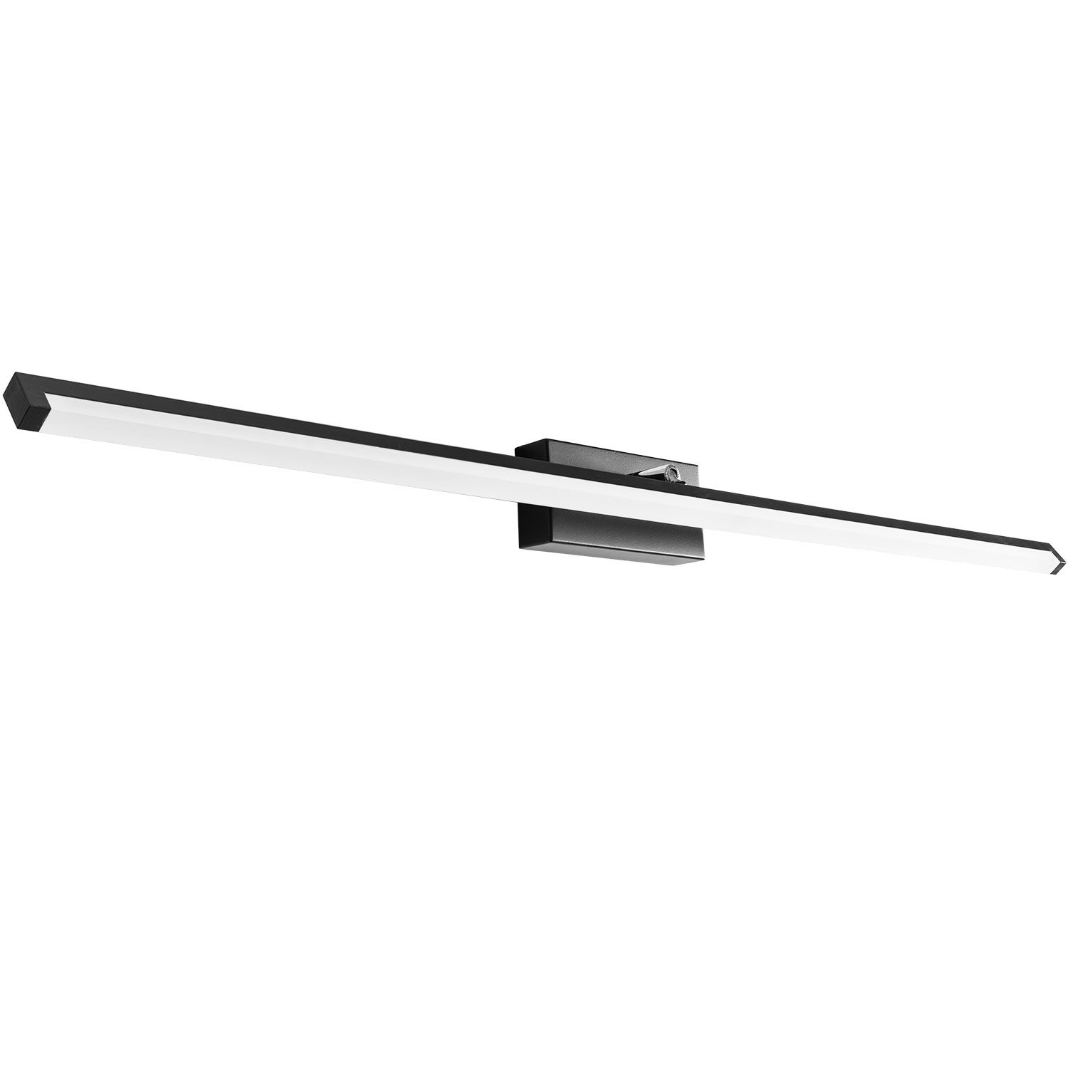 Kinkiet Łazienkowy Led Toolight Led App375-1W Czarny 100Cm