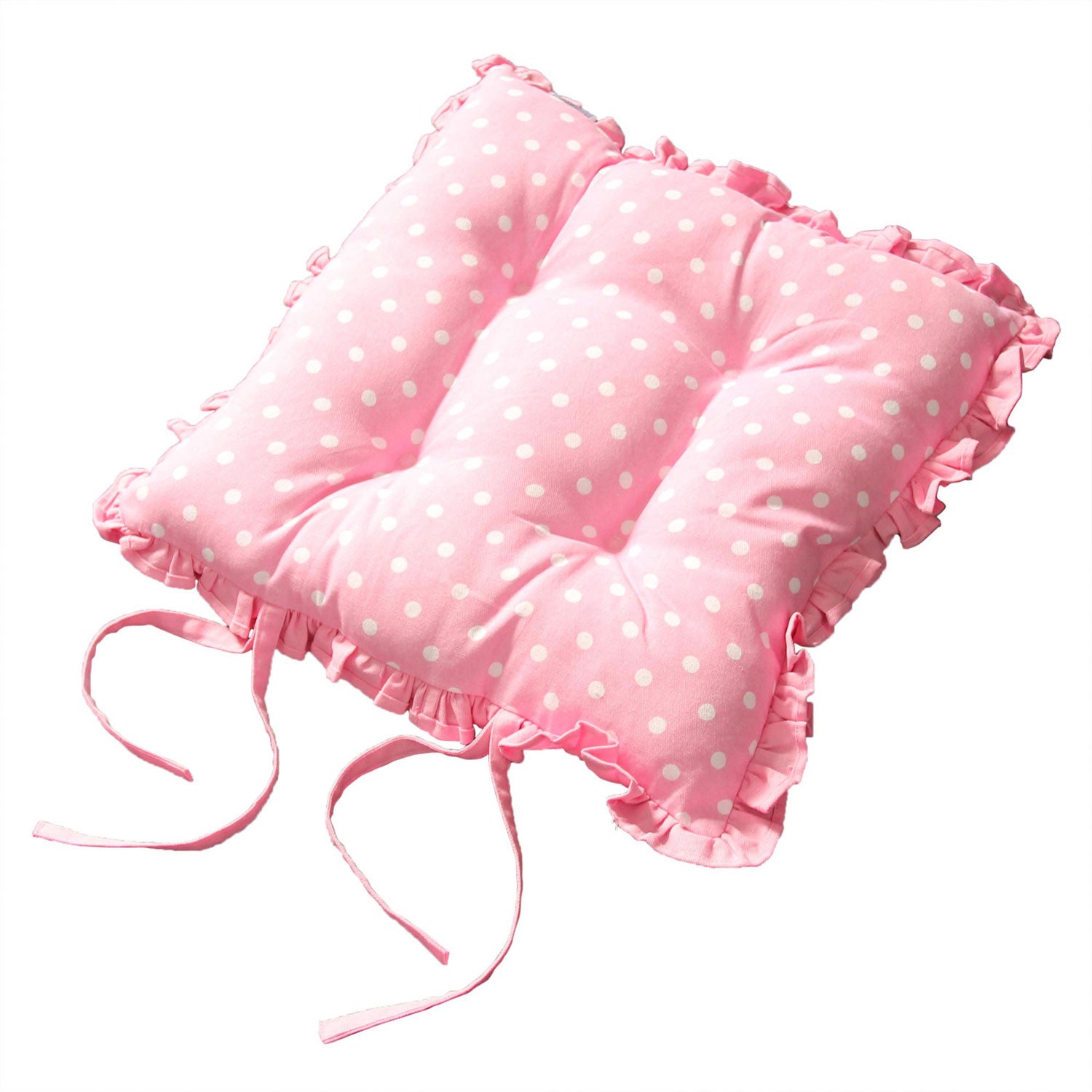 Set De 2 Cojines Para Silla De 40x40 Cm – Funda Desenfundable Con 4 Cordones, Interior De Espuma De Agua (30 Colores)