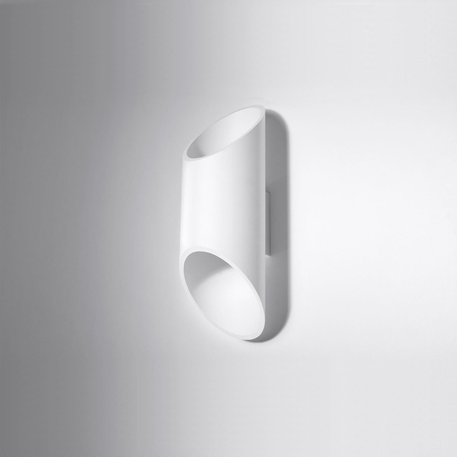 Kinkiet ścienny Penne biały 1xG9x40W wym: 30 x 12 x 12 cm aluminium IP20 Sollux Lighting