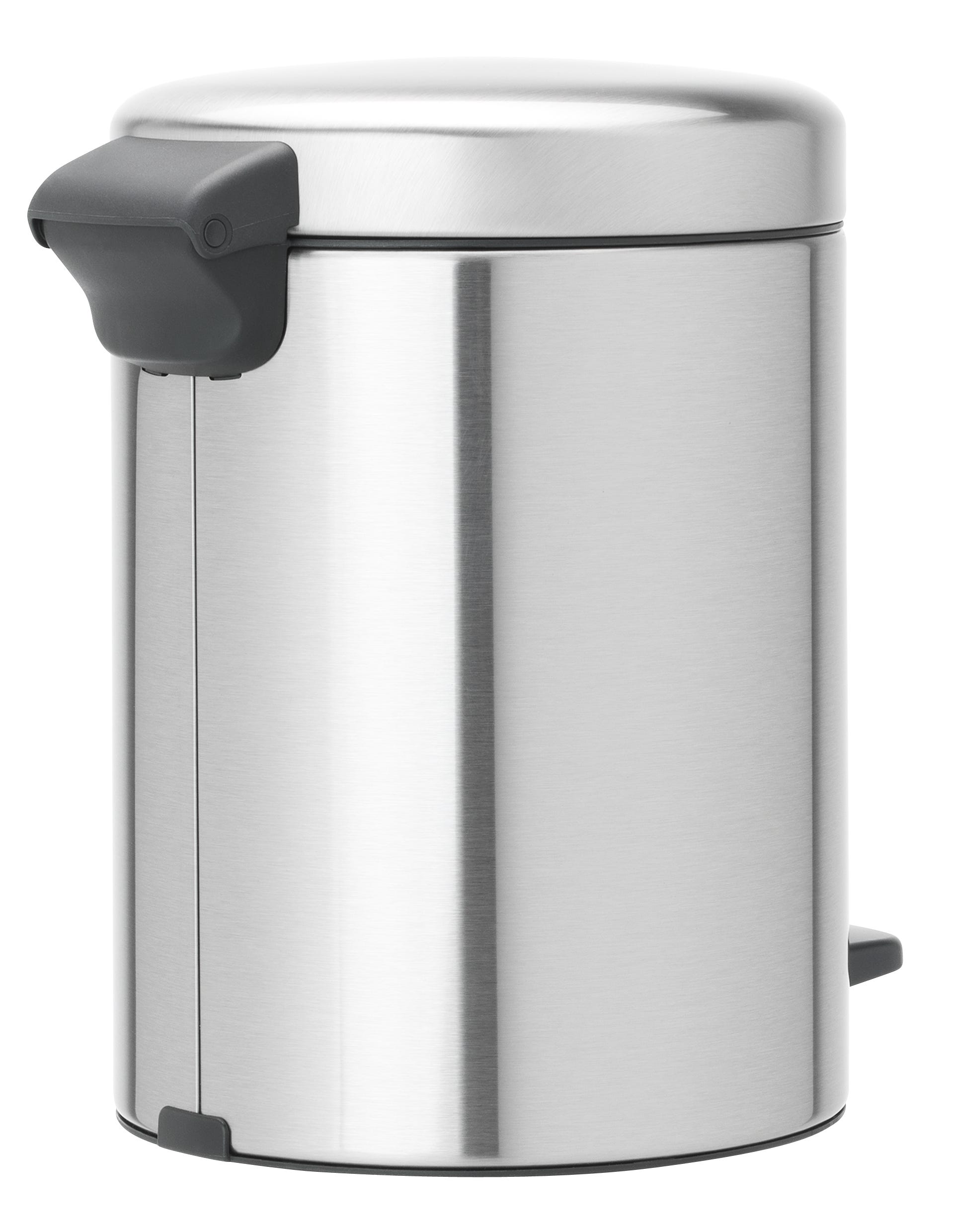 Kosz łazienkowy Newicon metaliczny matowy 5L - 3