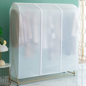 Sacco appendiabiti lungo, 180 x 60 cm, pieghevole, con cerniere
