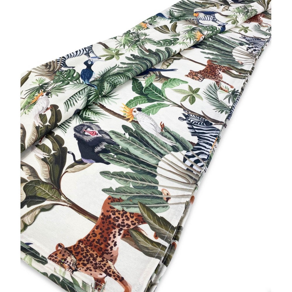 Gran Foulard Multiuso Cotone 240x260 Cm - Fantasia Ghirigori Rosa Per Letti, Tovaglie Da Picnic E Coperture