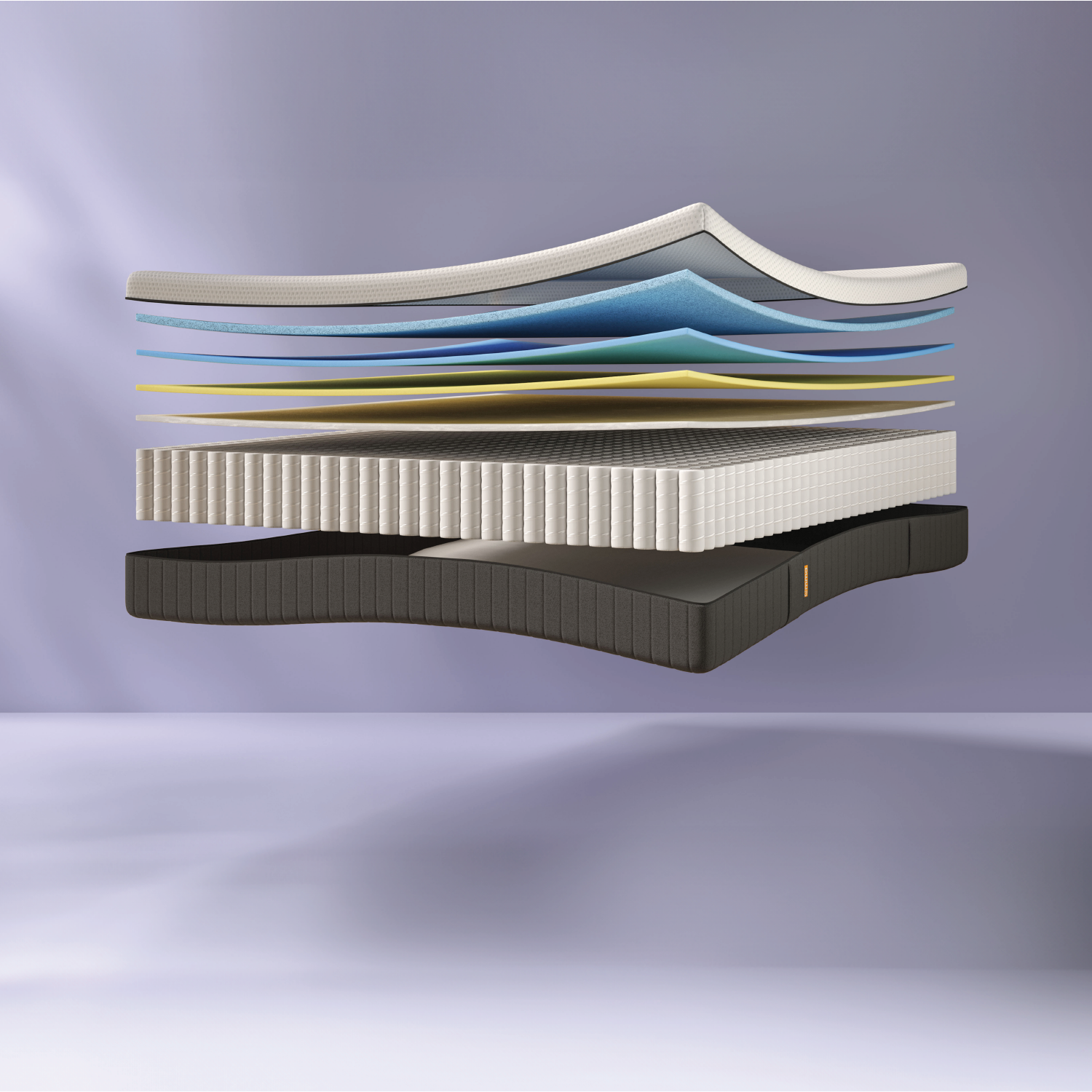 EMMA | Matelas Hybride Premium II Plus 90x200 | Confort Premium Ressorts + Mémoire de Forme | 7 Zones | Housse Plus Respirante - 2