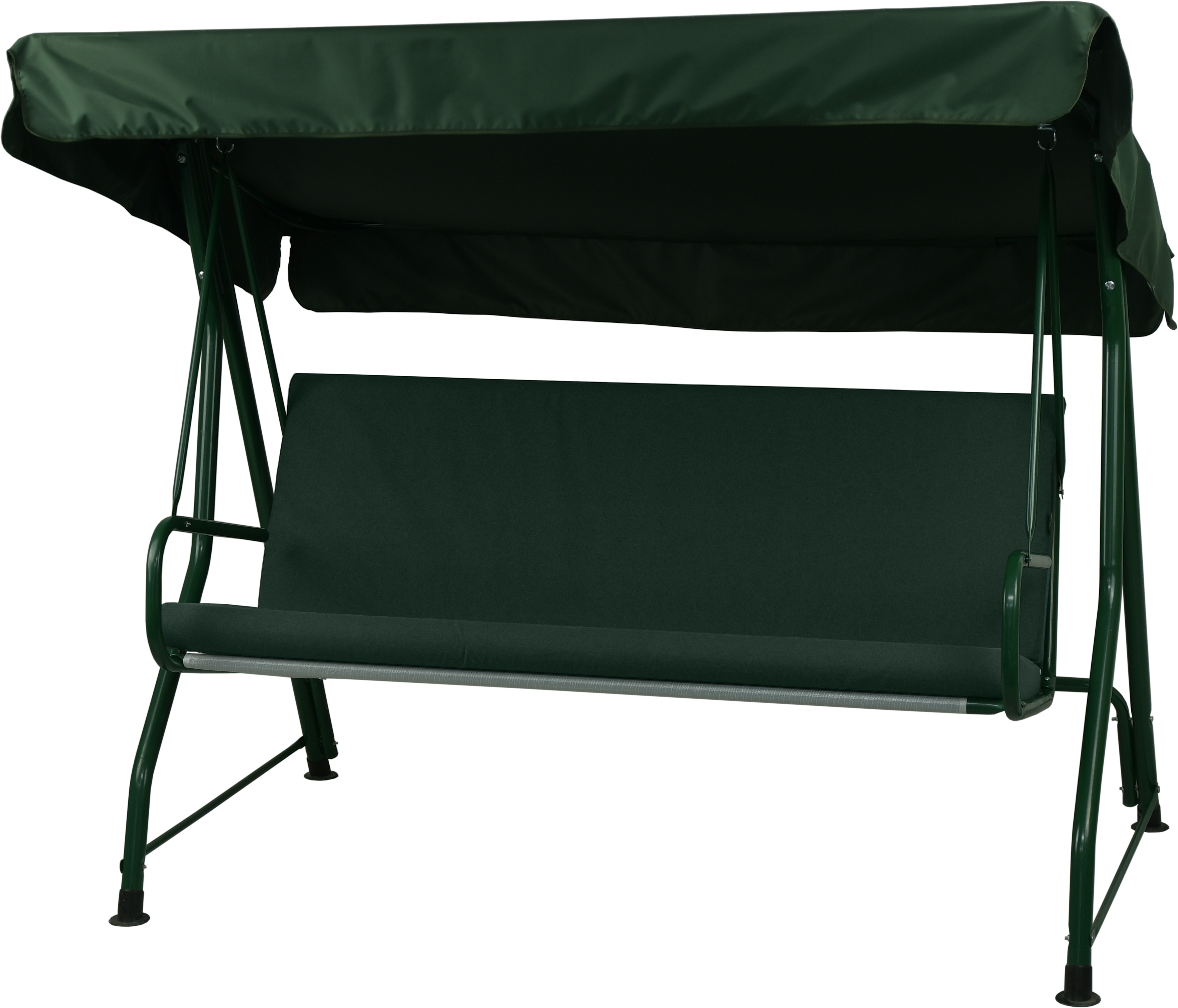 Poduszka na huśtawkę ogrodową AMPO wodoodporna 150 cm ciemny zielony 1 szt.