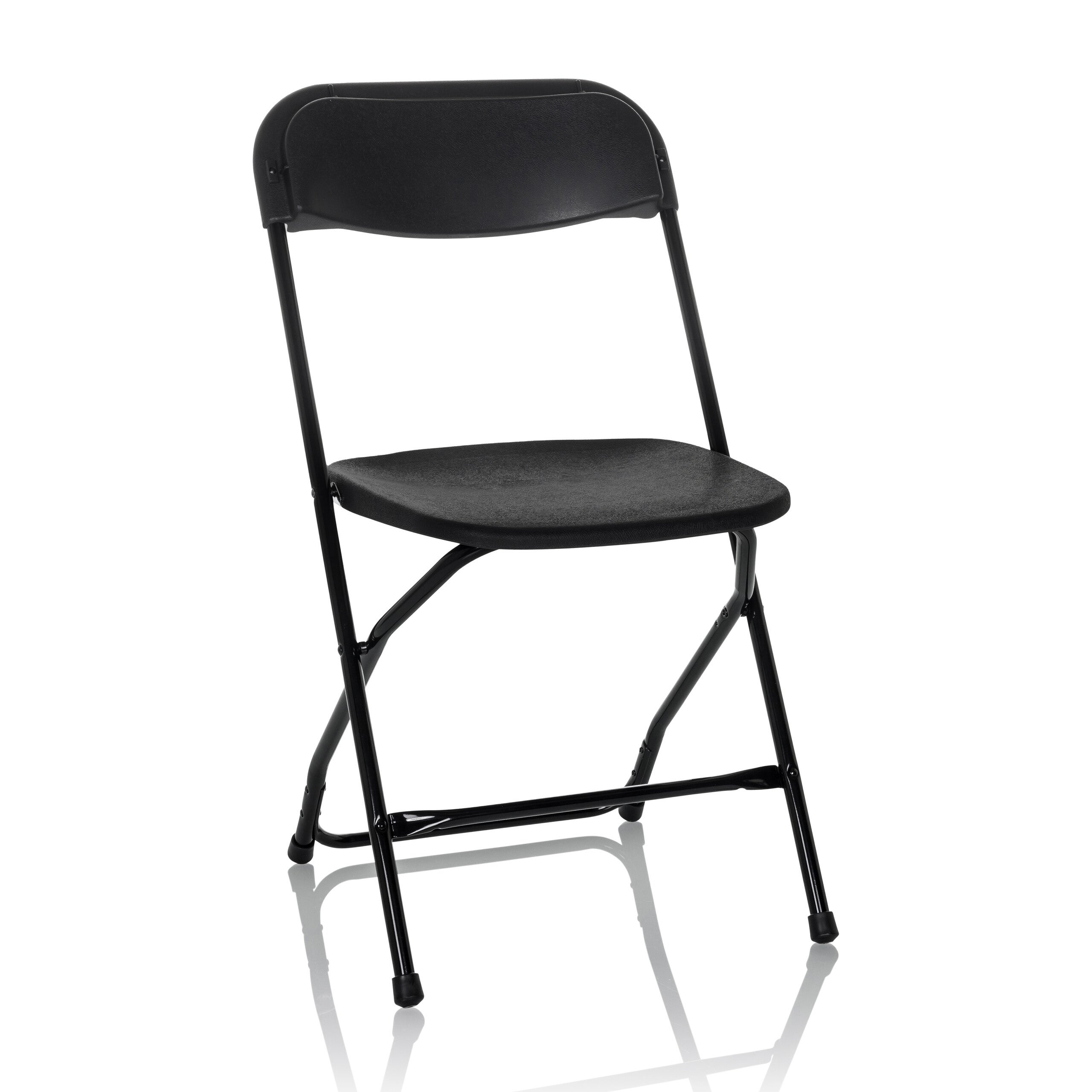 Chaise Pliante Visiteur Hjh OFFICE TUDELA - Simili Cuir, Charge 130kg, Idéale Bureau Ou Maison