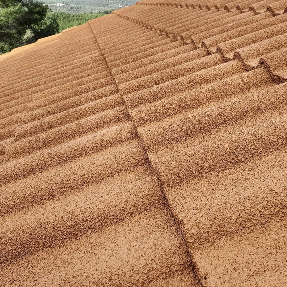 Vernice di sughero naturale spruzzata, impermeabilizzante e isolante termico (colore naturale - 15 l) - Finitura ruvida - 3