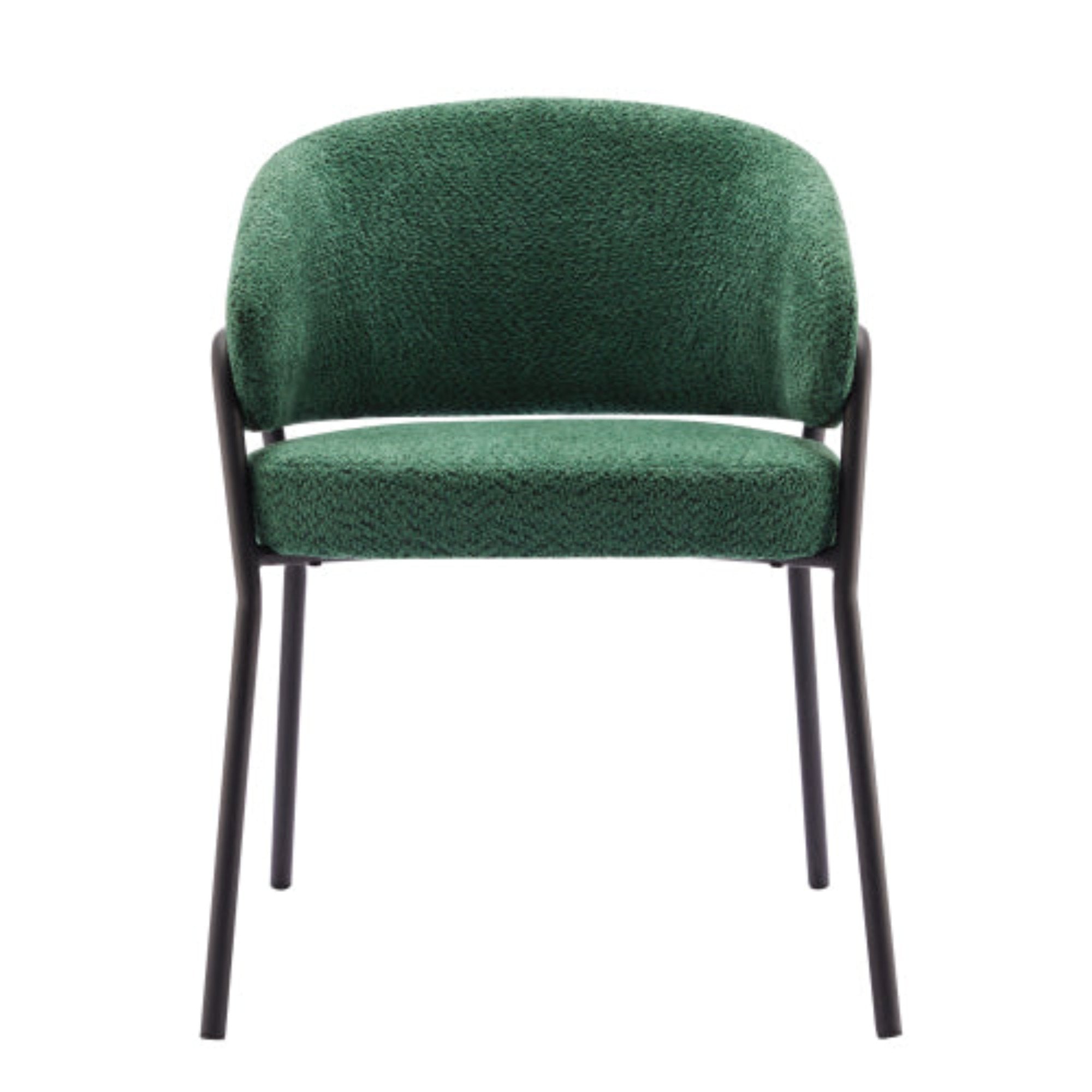 Chaise De Salle Manger En Velours Vert Luxuriant Fauteuil De Salon