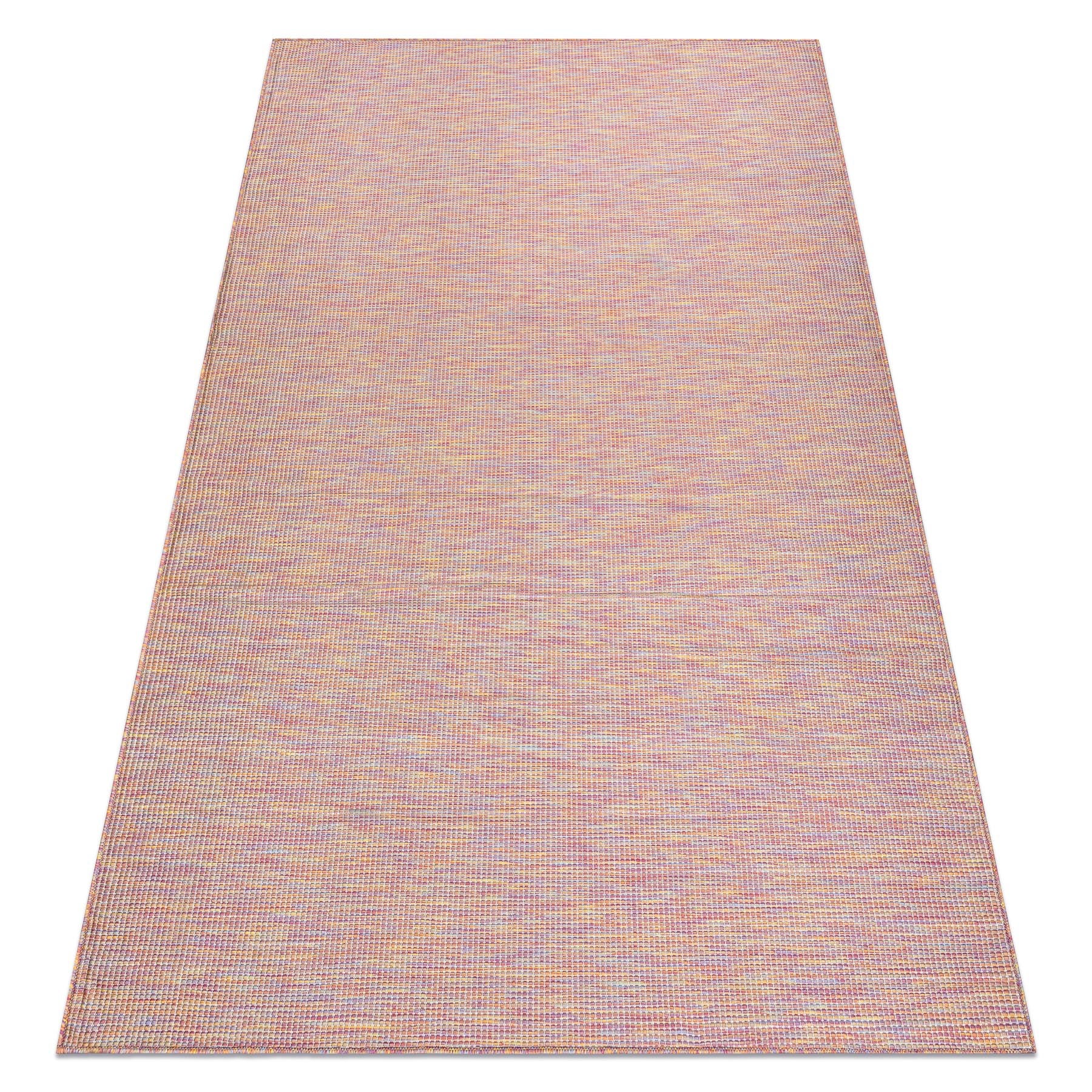 Dywan SZNURKOWY SIZAL płaskotkany PATIO 2778 róż / niebieski / beż 117x170 cm