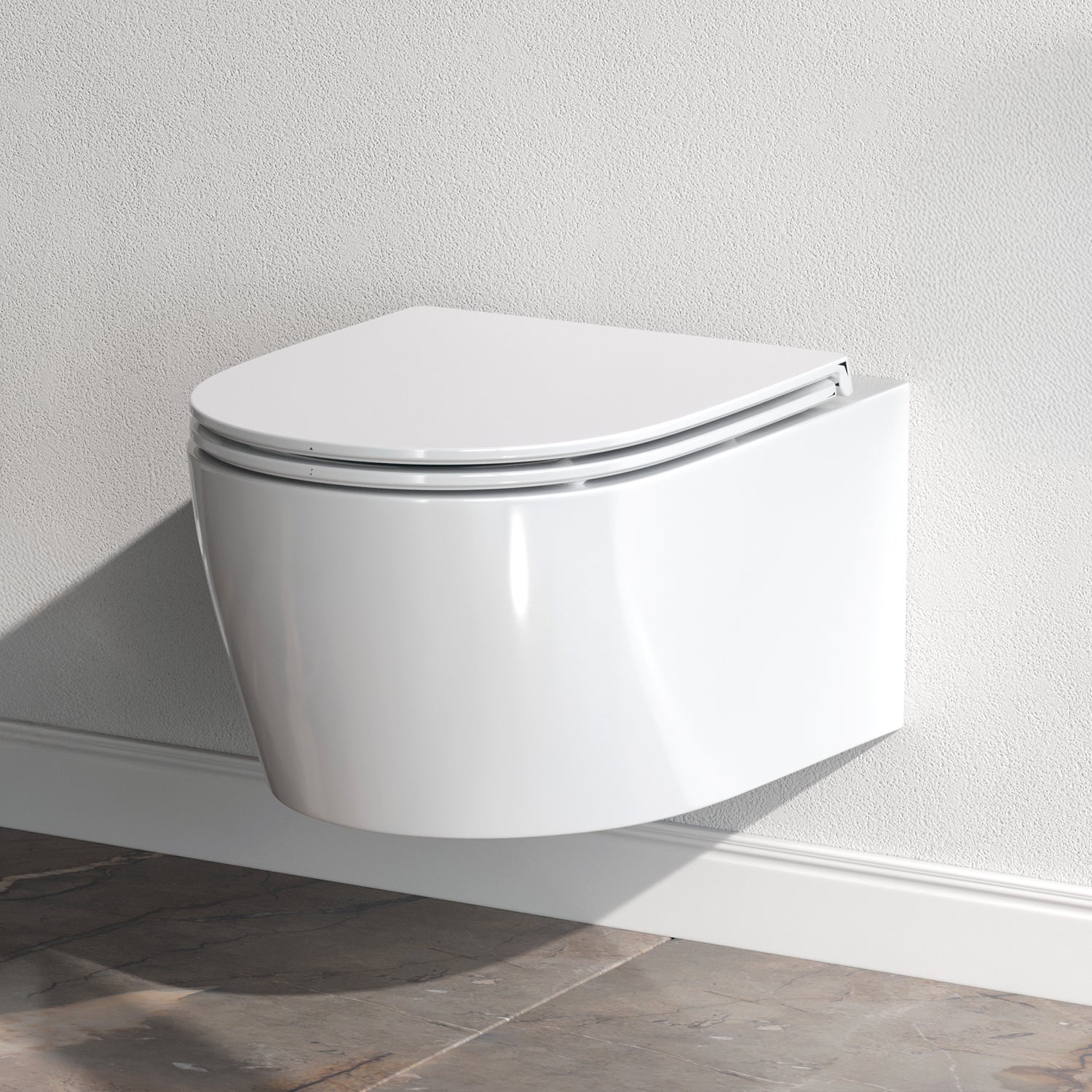 Miska WC wisząca toaleta FlashClean z nakładką sedesową Softclosing, X-Joy S biała CXB1700SC AM.PM