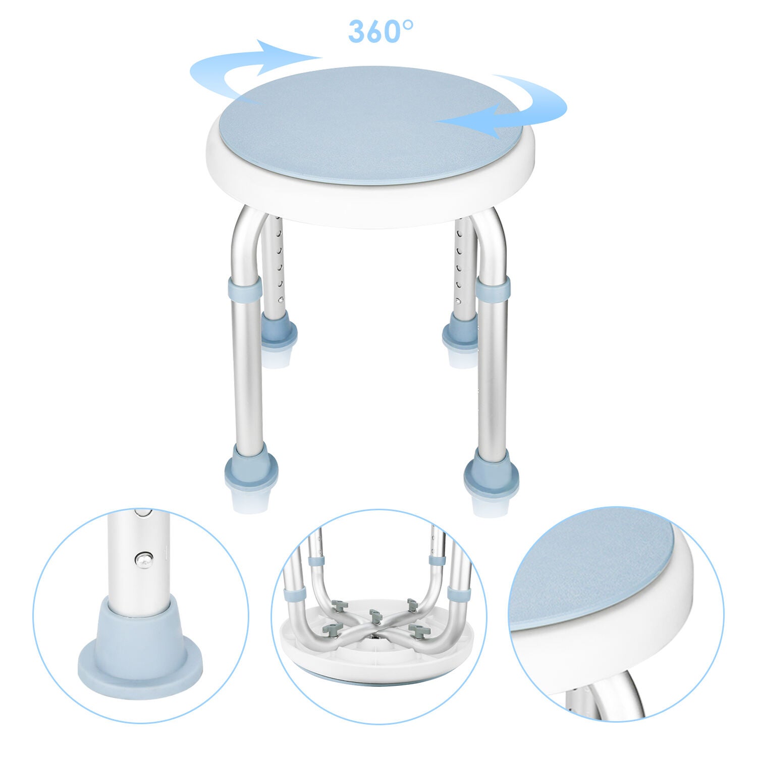Tabouret de douche Capri - Medical Domicile