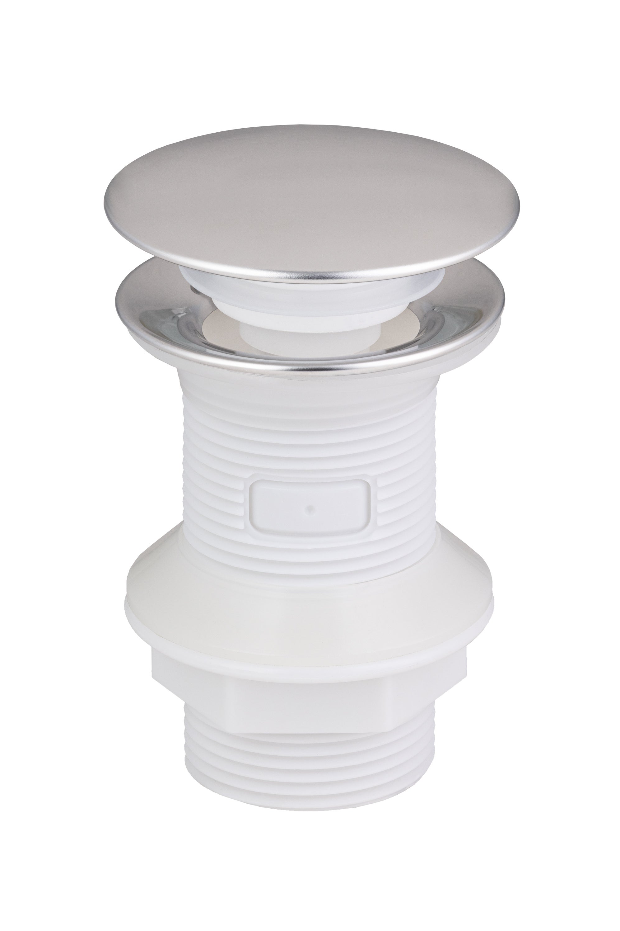 Bonde de lavabo clic clac TINA en ABS clapet en inox chromé BASS - 5