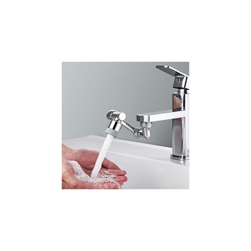 Obrotowy uniwersalny przedłużacz kranu 1080°, szerokokątne obrotowe ramię robota, uniwersalny kran z filtrem przeciwbryzgowym, kran z 2