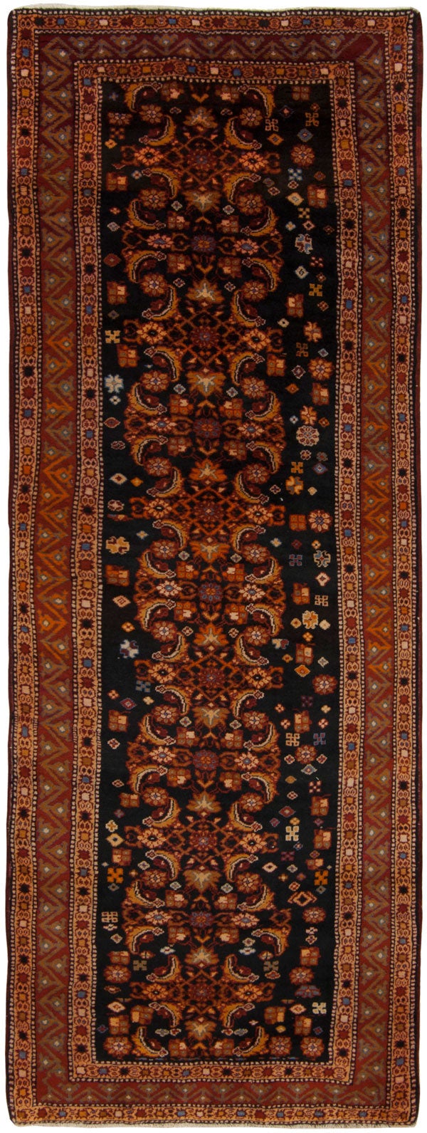 Oryginalny ręcznie robiony dywan orientalny, wymiary: 275x100 cm z certyfikatem autentyczności