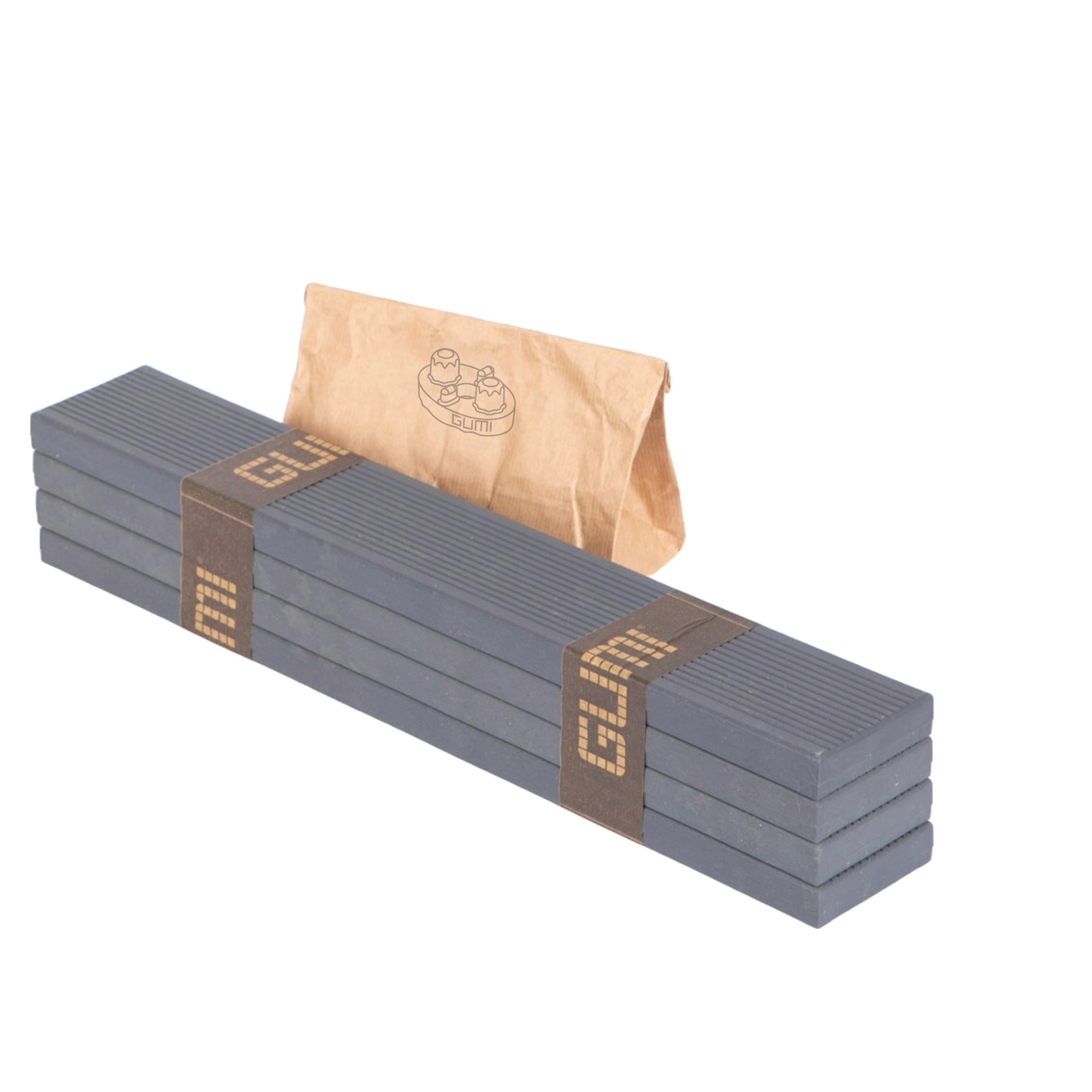 Deska Tarasowa Kompozytowa WPC Szara C6 50x8x2,1 cm GUMI - 4szt.