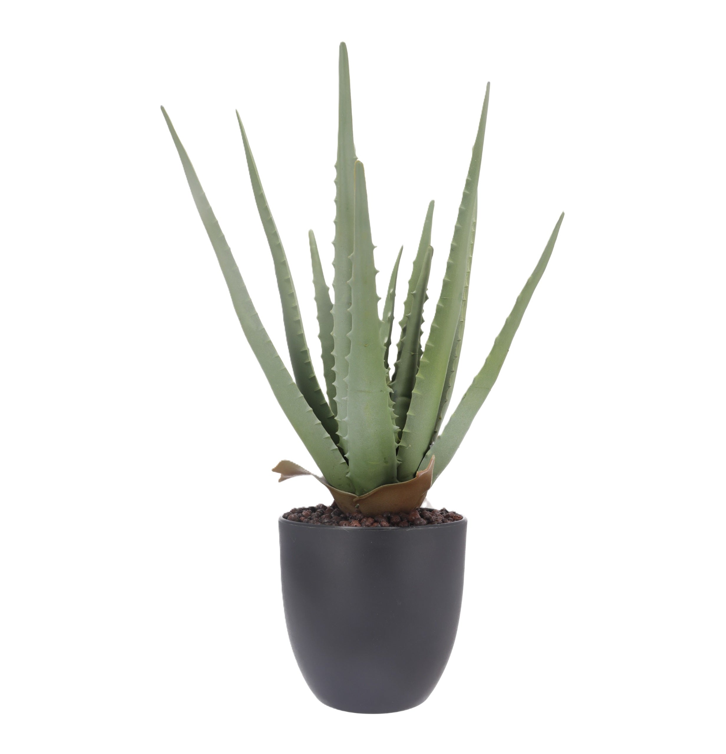 Roślina sztuczna aloes w doniczce Jumi wysoka zielona ozdoba 1szt