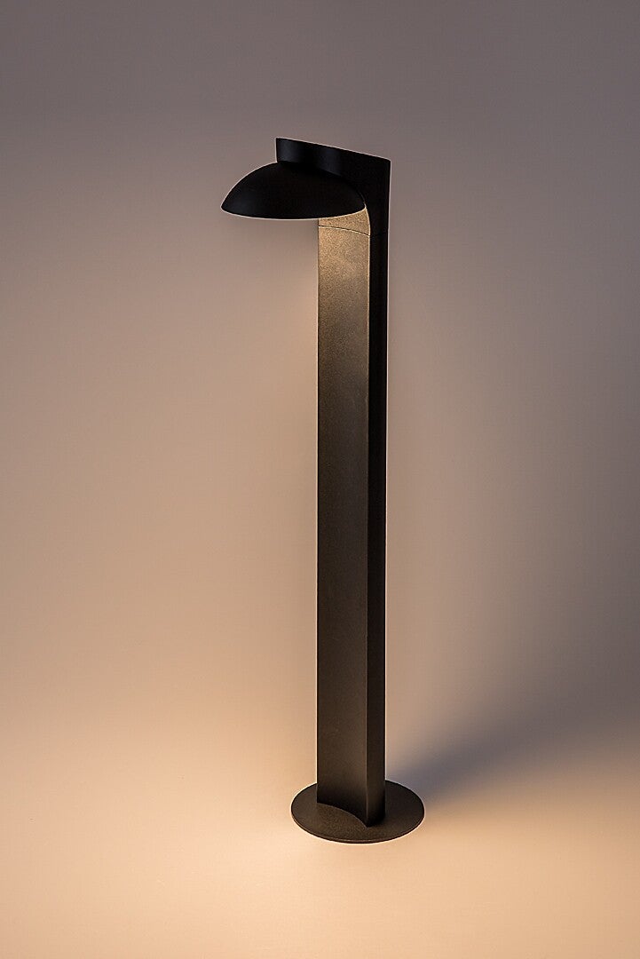 Lampa ogrodowa stojąca Wengen czarno-biała LED 12W 3000K 790lm IP54 wym: 70 x 16,5 x 13 cm aluminium Rabalux