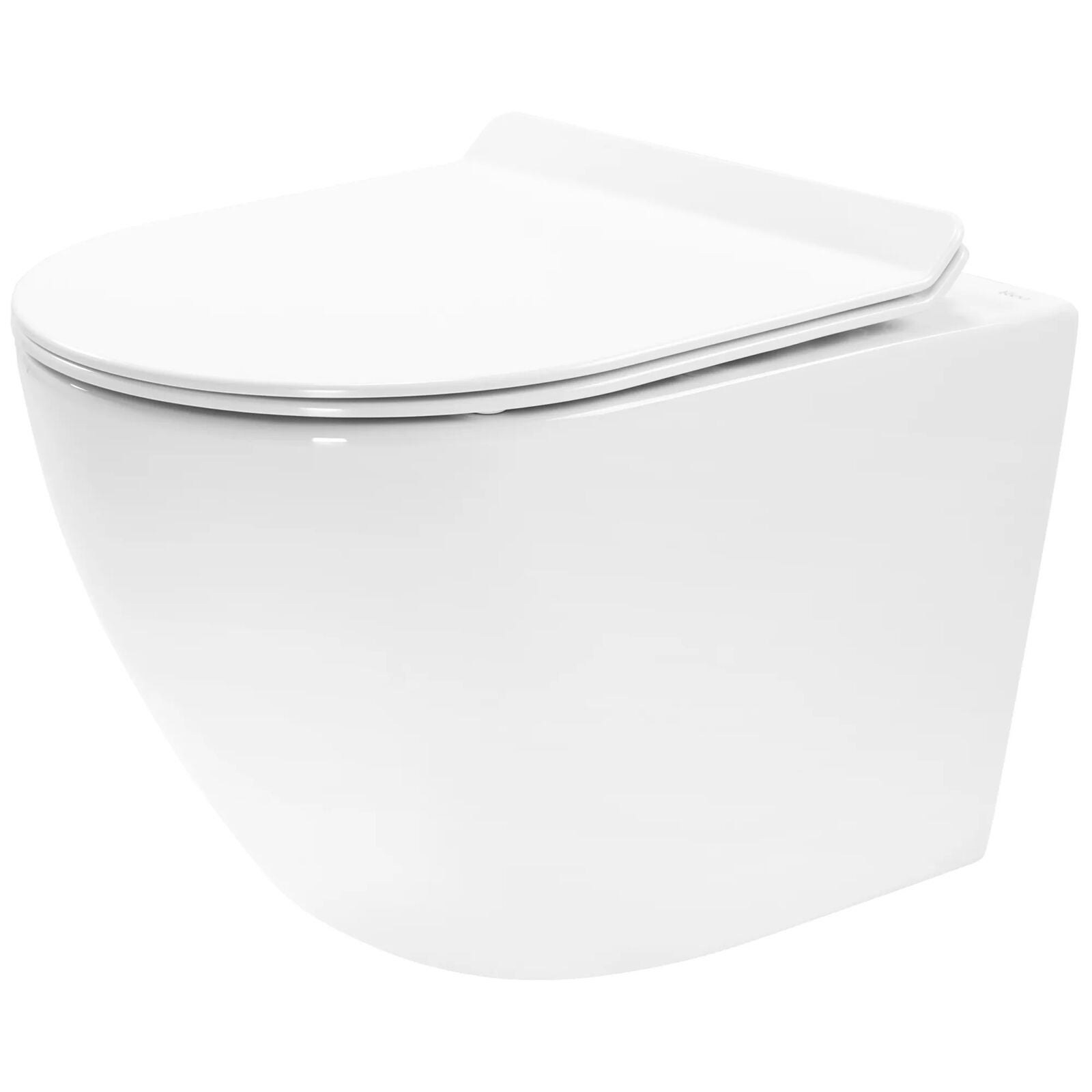 WC Toilettes : cuvette blanche avec siège de toilette Slim Soft-Close - 4