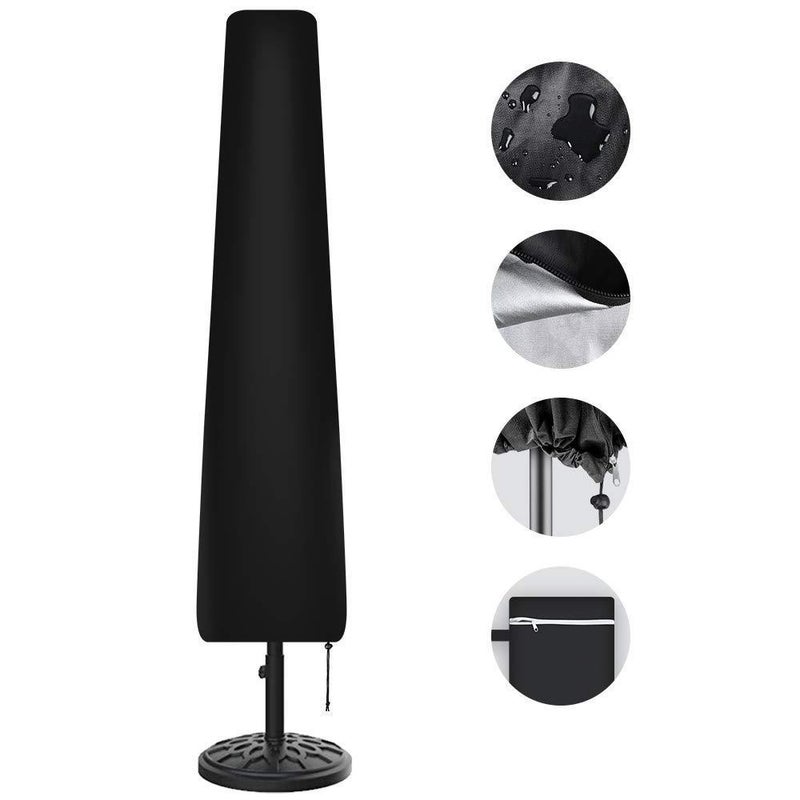 Akcesoria do parasola: pokrowiec na parasol offsetowy, tkanina Oxford 210D, pyłoszczelny i chroniący przed promieniowaniem UV (280 cm - 30*81*45 cm)