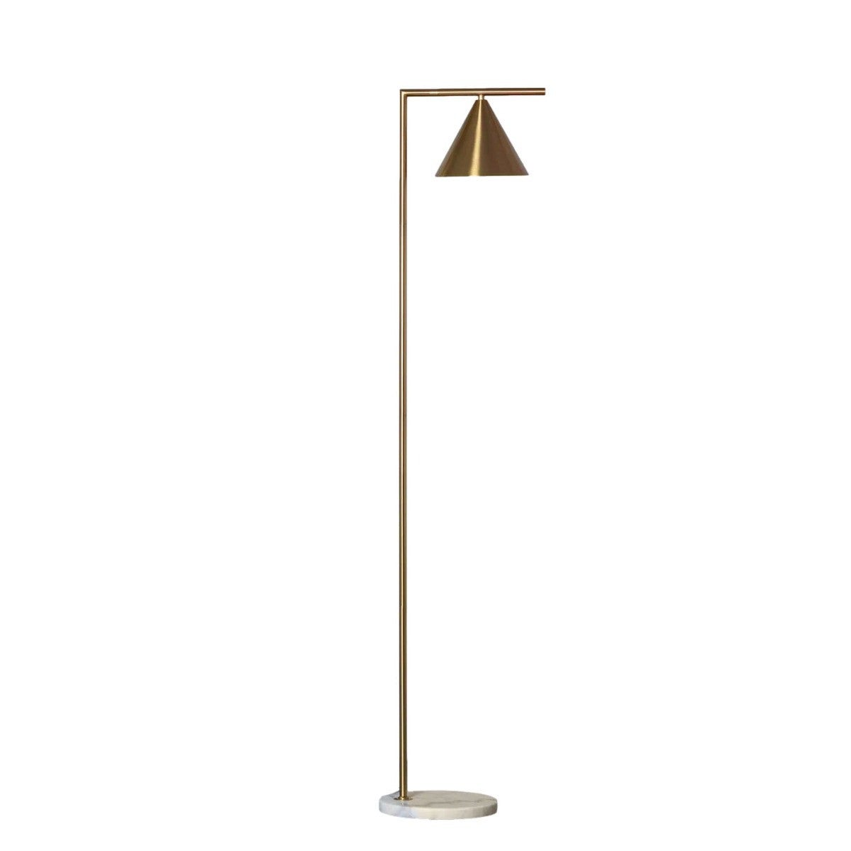 Lampa podłogowa stojąca Valentino złota 1xE27x40W wym: 150 x 25 x 34 cm metal Abruzzo