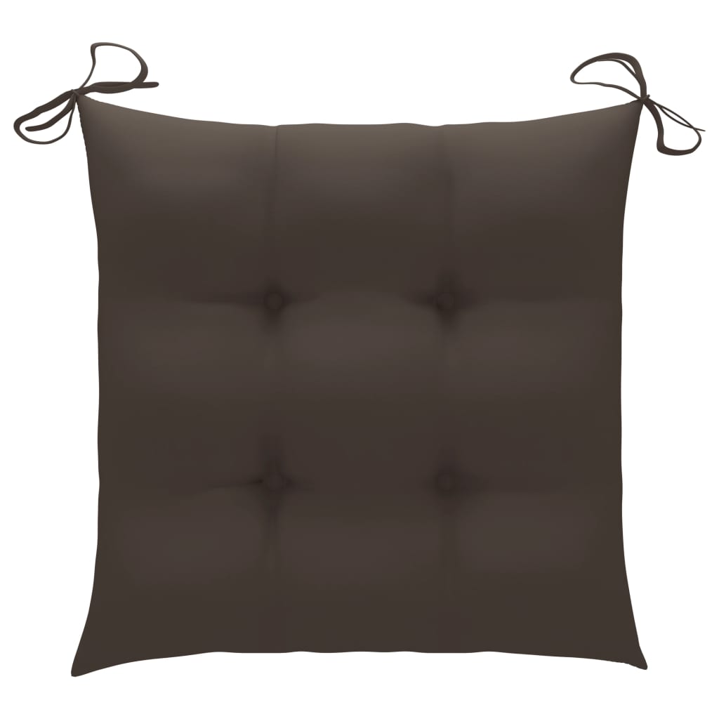 Chaise de jardin avec coussin Maison Exclusive en bois Beige - 9