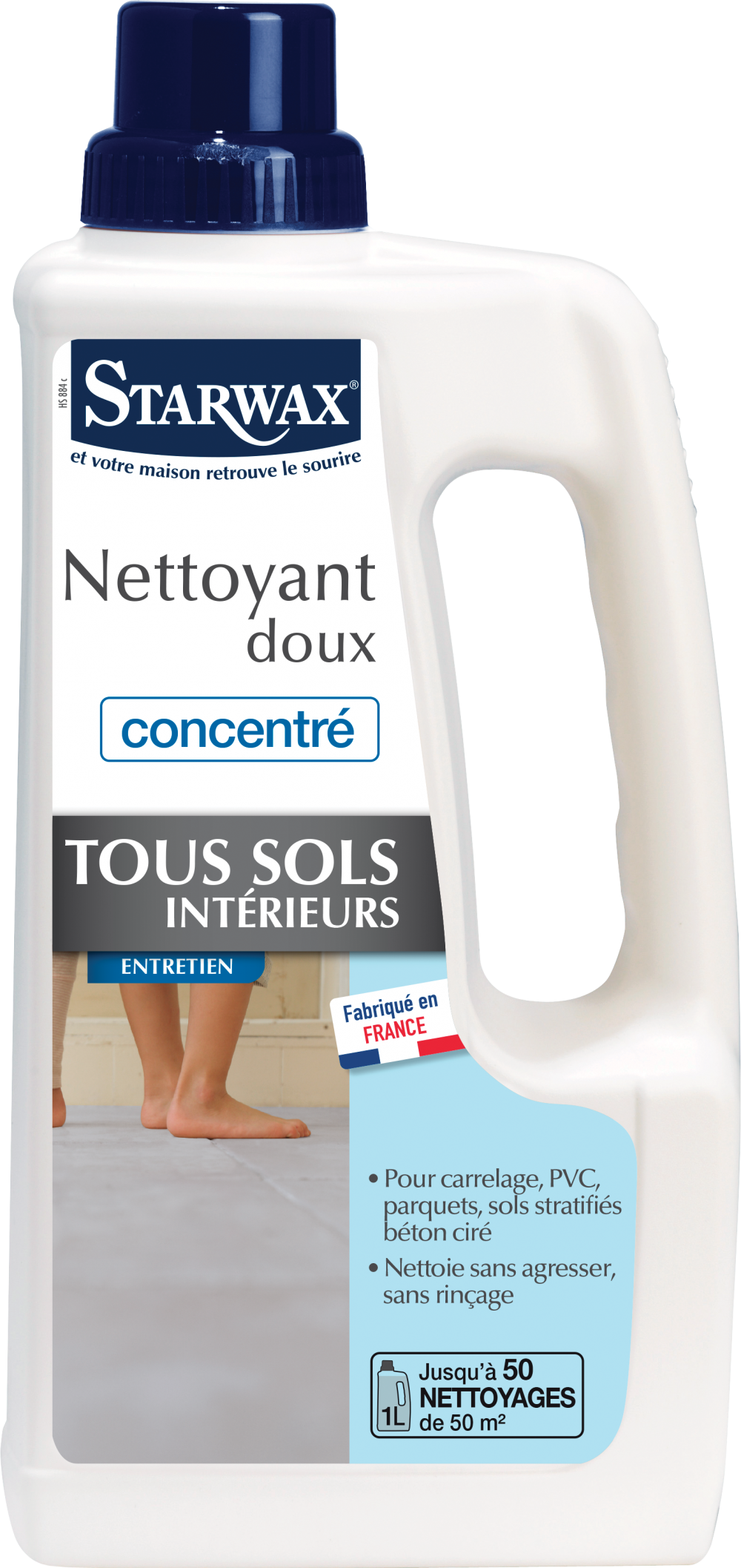 NETTOYANT DOUX CONCENTRE 1L - STARWAX - 3
