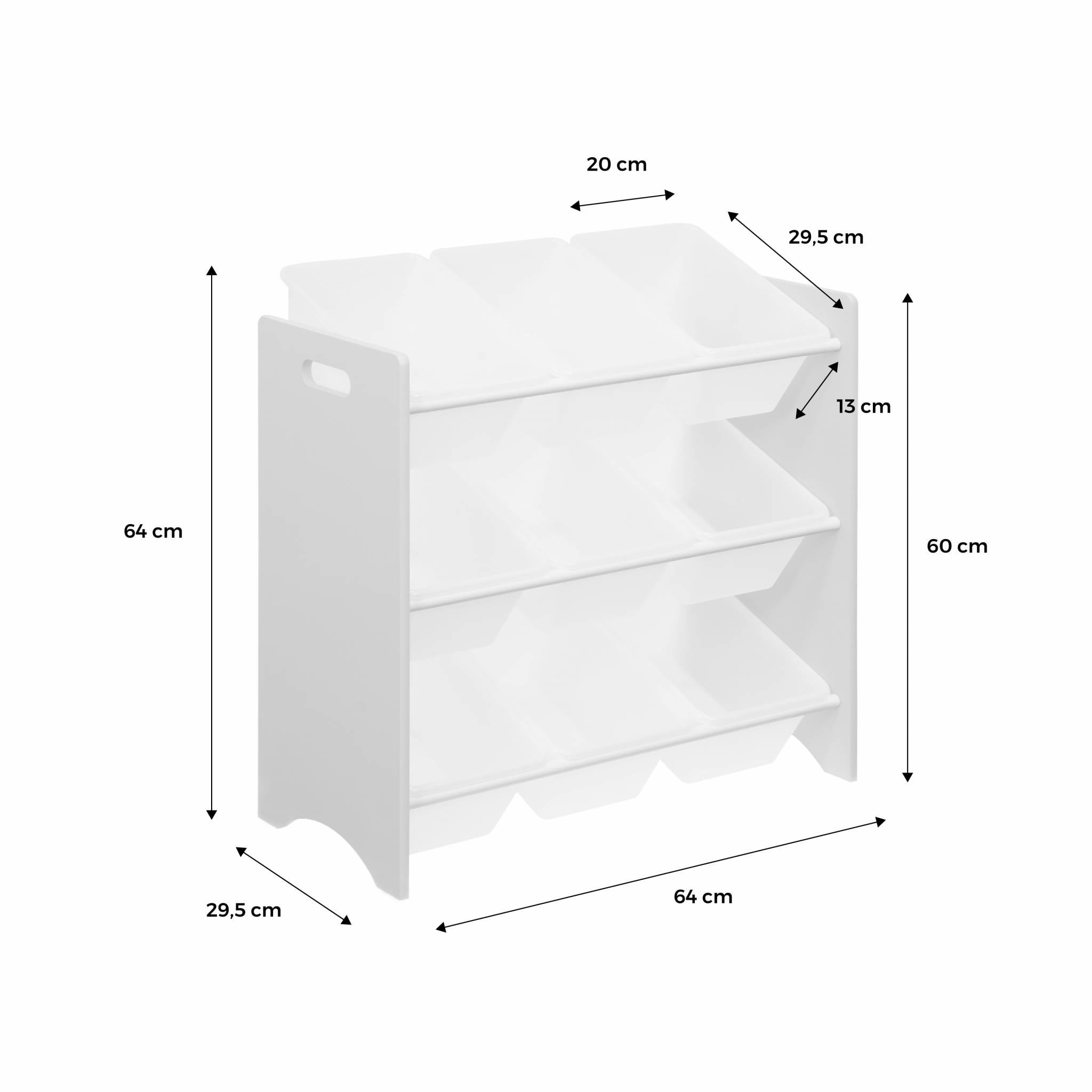 Caja infantil para juguetes , Natural - 5
