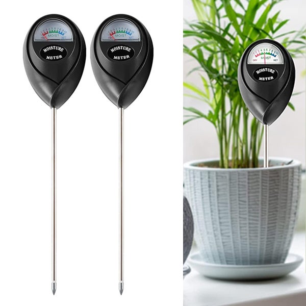 2 Humidimètre de sol, moniteur d'eau des plantes, capteur d'hygromètre de sol pour l'entretien des plantes, idéal pour le jardinage et la pelouse
