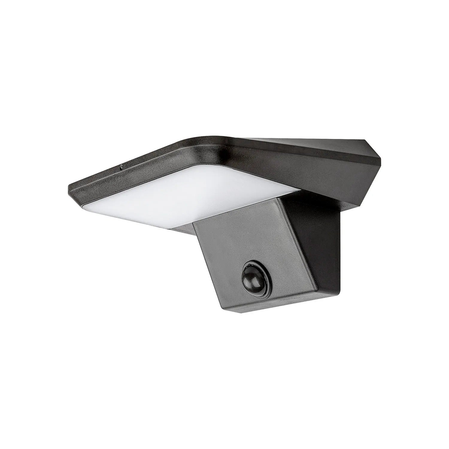 Kinkiet solarny z czujnikiem ruchu Qesa LED 10W Neutralna biel 460lm czarno-biały wym:7,5x15,5x10cm IP44 Rabalux