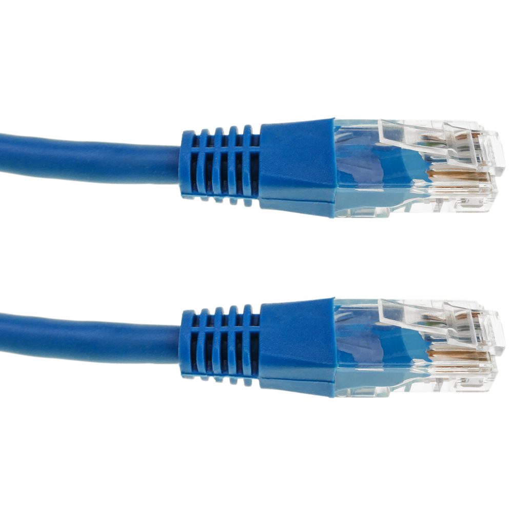 Câble réseau Ethernet UTP bleu Cat.5e de 2 m - 4