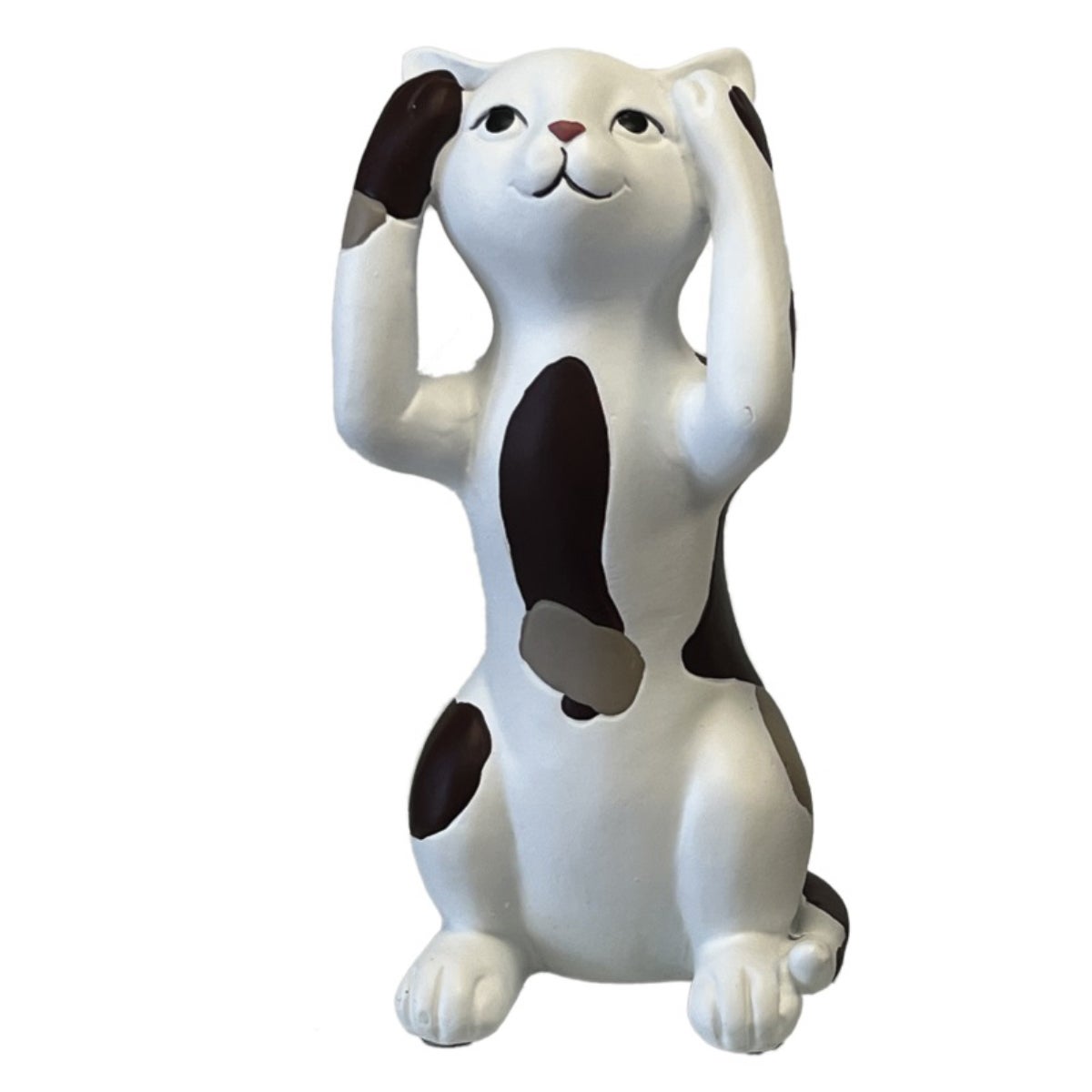 Figurine Chat Artiste 2 Pièces Mini Figurine De Chat En Résine Pour Décoration Mini Déco Bureau
