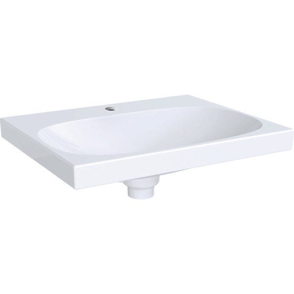 Lavabo VERO AIR avec trop-plein,600x470mm trou robinettrie blanc Lavabo VERO AIR avec trop-plein,600x470mm trou robinettrie blanc