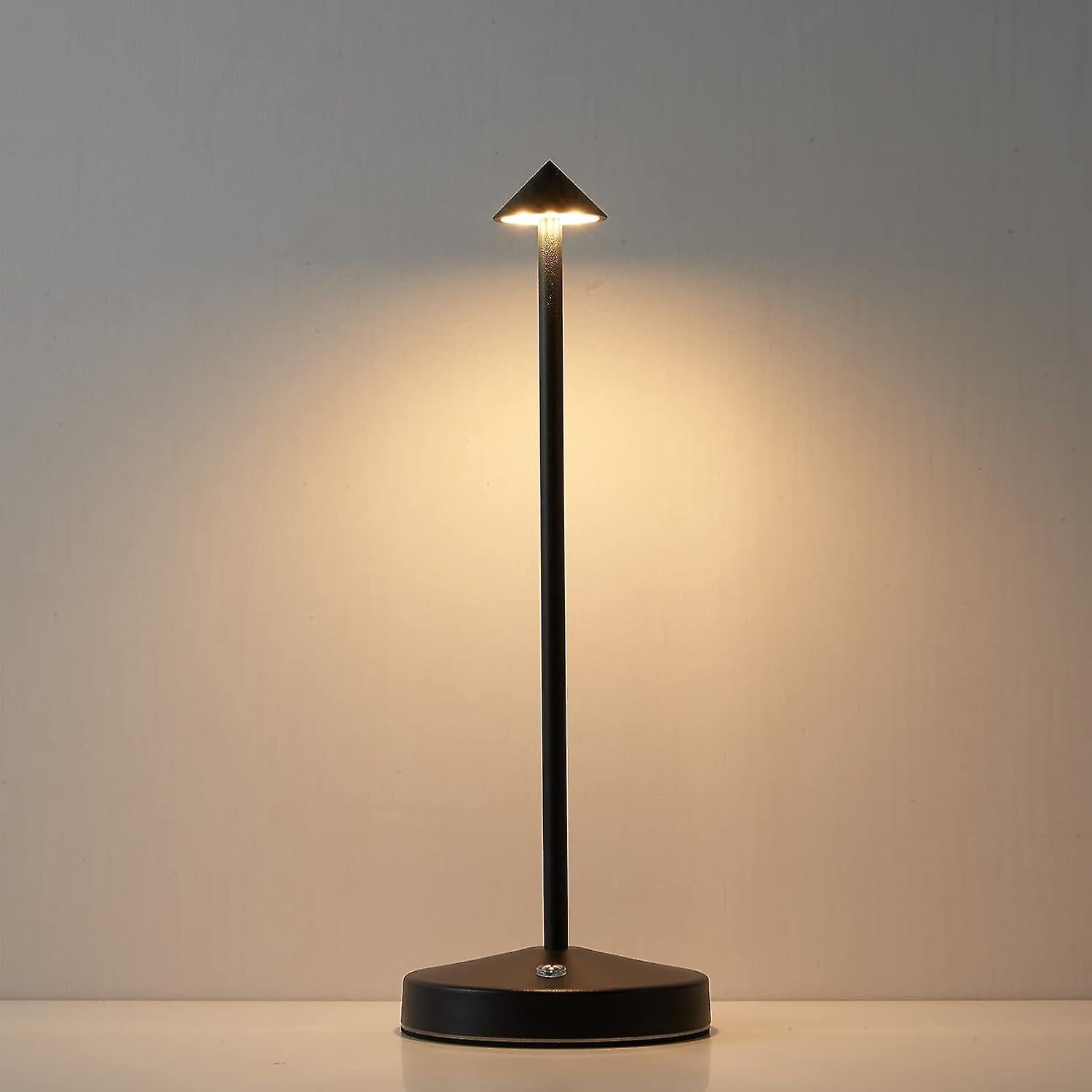 Dotykowa lampa stołowa LED bezprzewodowa przenośna lampa stołowa z możliwością ładowania poziomy jasności lampy biurkowe ze ściemniaczem do pokoju
