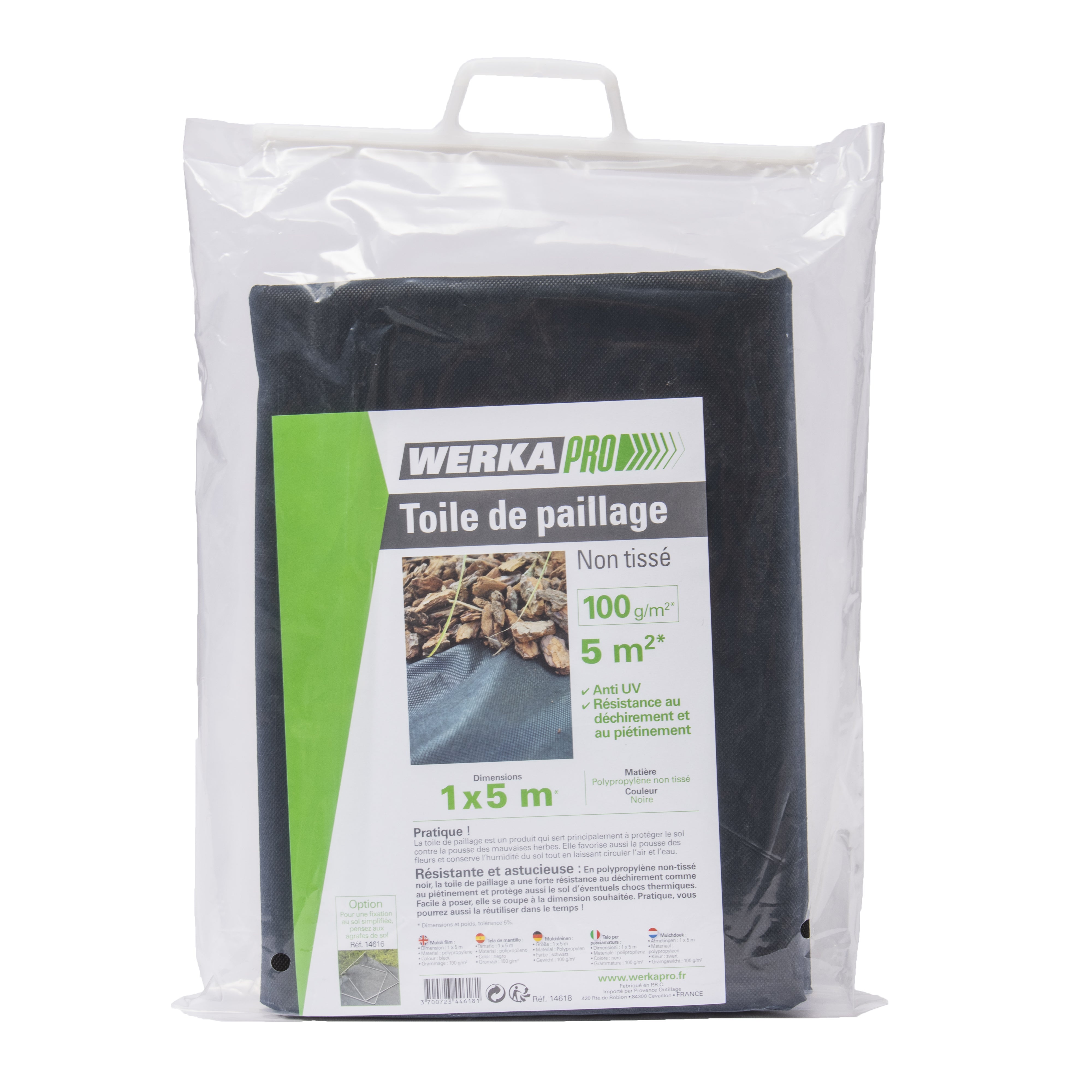 Toile de paillage 100g/m2 WERKA PRO 1 x 5m - 3
