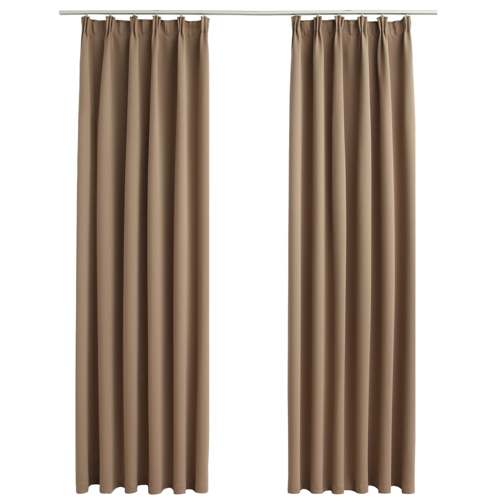 Exclusive Home Crescendo - Coppia di tende oscuranti con passanti nascosti, 132 x 160 cm, colore: indaco, set da 2